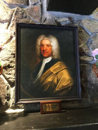 Portrait of Thomas Twining at The Tea Caddy gift shop, England, World Showcase.